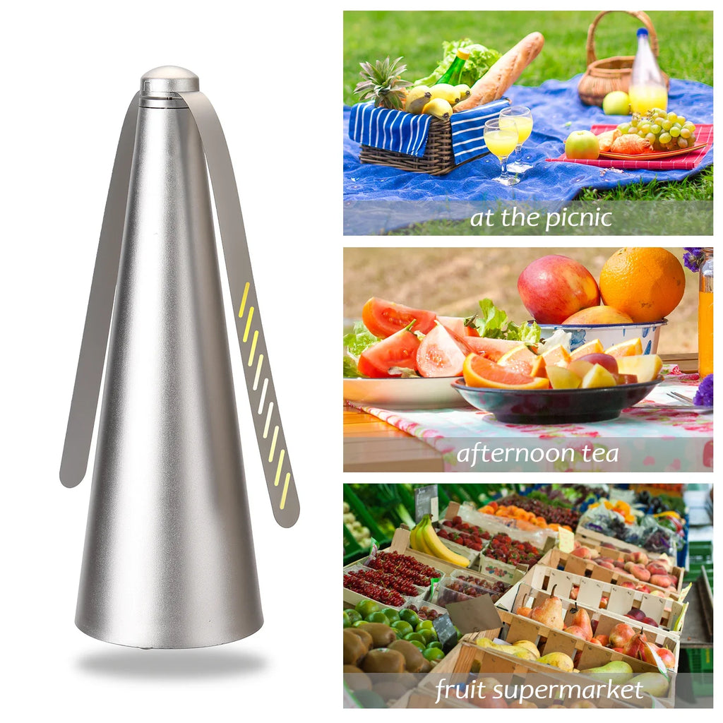 Automatic Pest Control Fan Portable Automatic Fly Catcher Chemical-free Keep Flies Away Battery Powered For Outdoor & Indoor